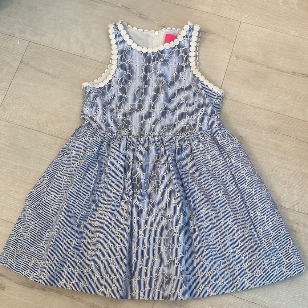 Lilly Pulitzer blue and white dress size 5